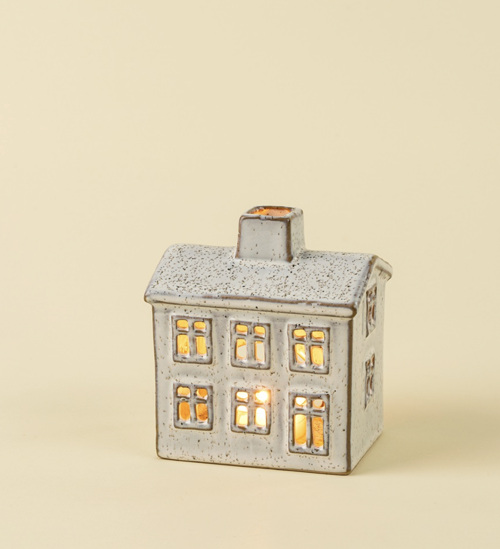Indaba Trading Co. Winter Chalet Tealight House