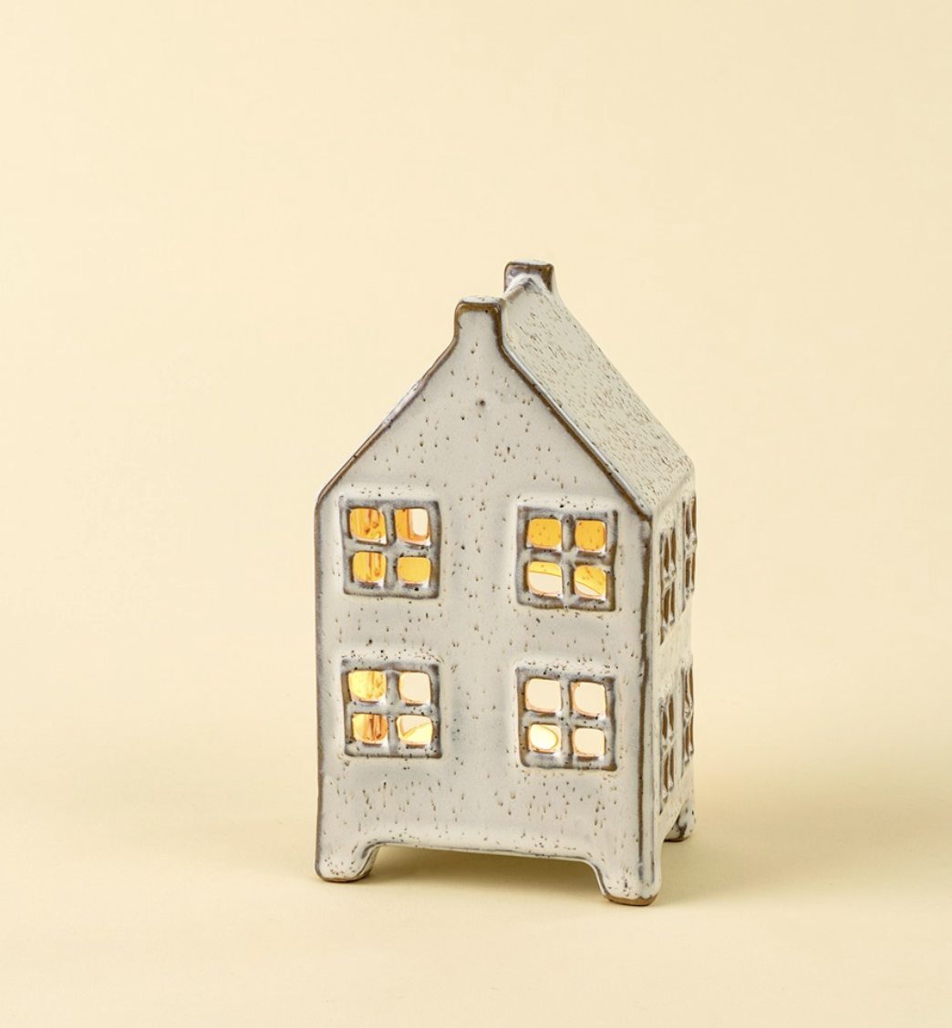 Indaba Trading Co. Winter Chalet Tealight House
