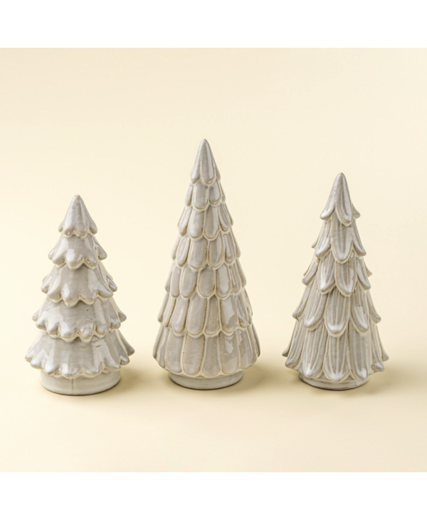 Indaba Trading Co. Snowdrift Ceramic Tree