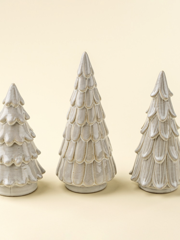 Indaba Trading Co. Snowdrift Ceramic Tree
