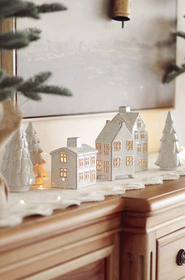 Indaba Trading Co. Snowdrift Ceramic Tree
