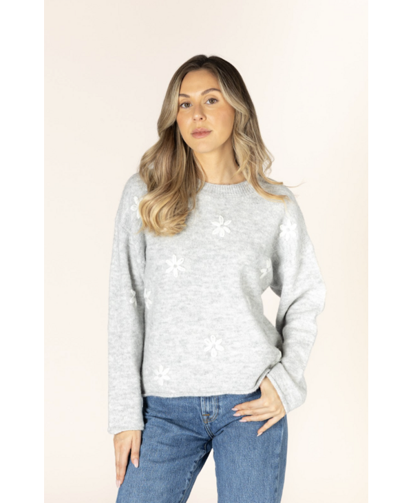 Lyla & Luxe Aiden Daisy Sweater