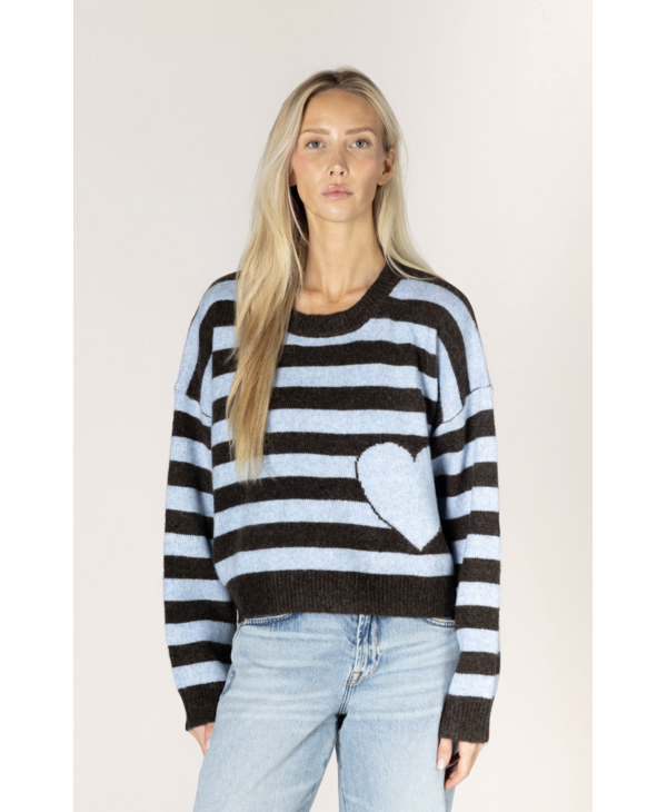 Lyla & Luxe Jessie Heart Sweater
