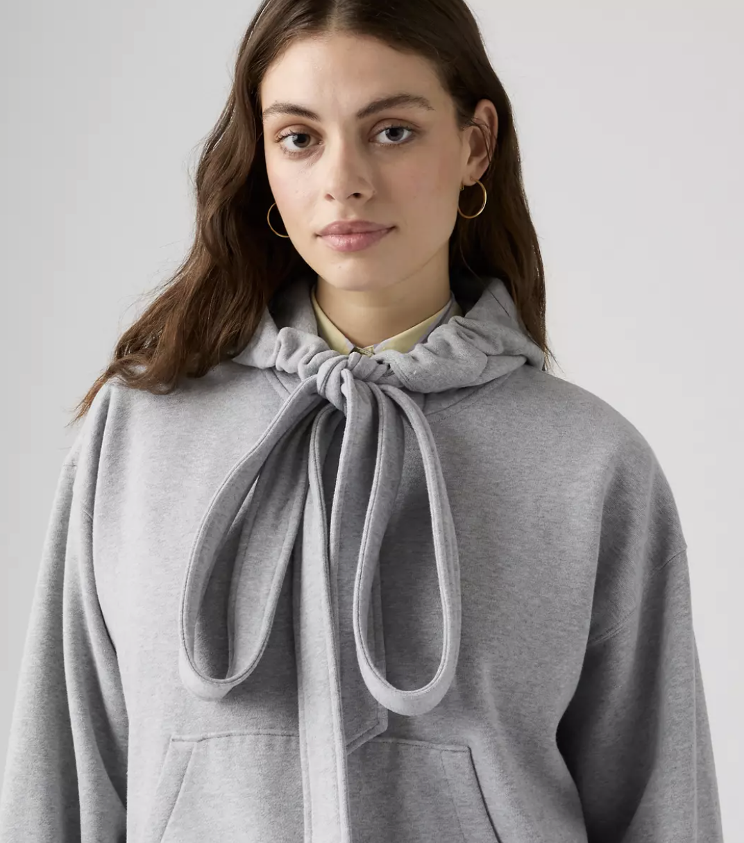 Levi Strauss & Co. Vintage Tied Up Hoodie, Silver Heather