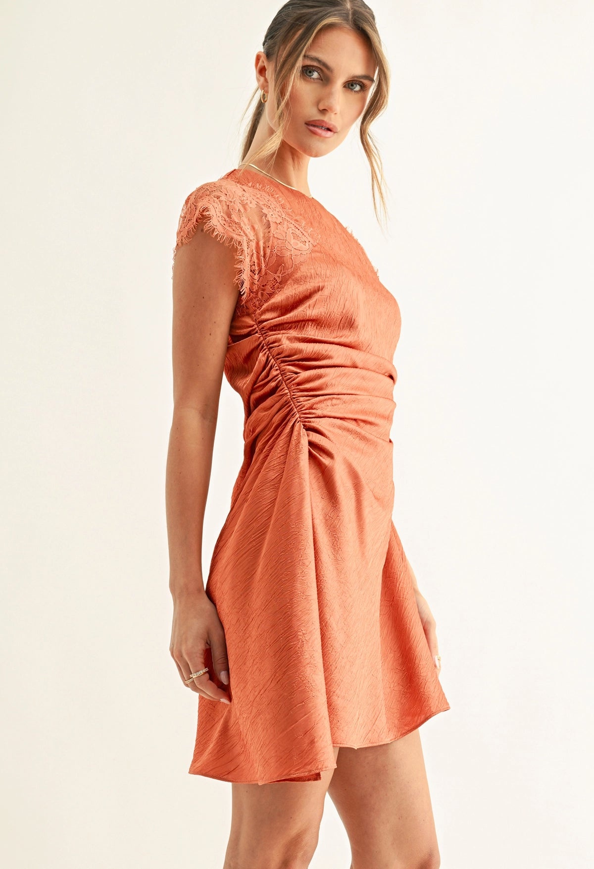 adelyn rae Jordyn Ruched Dress