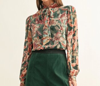 Scarlette Velvet Blouse