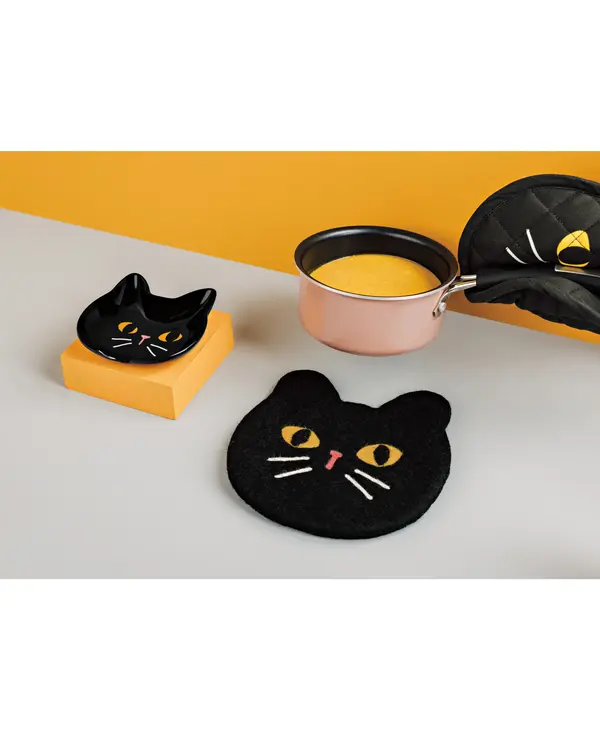 Danica Black Cat Spoon Rest