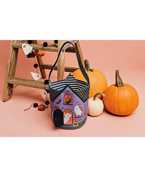 Danica Haunted House Halloween Candy Bucket