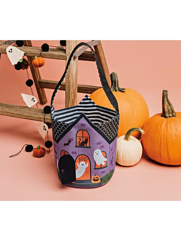 Danica Haunted House Halloween Candy Bucket