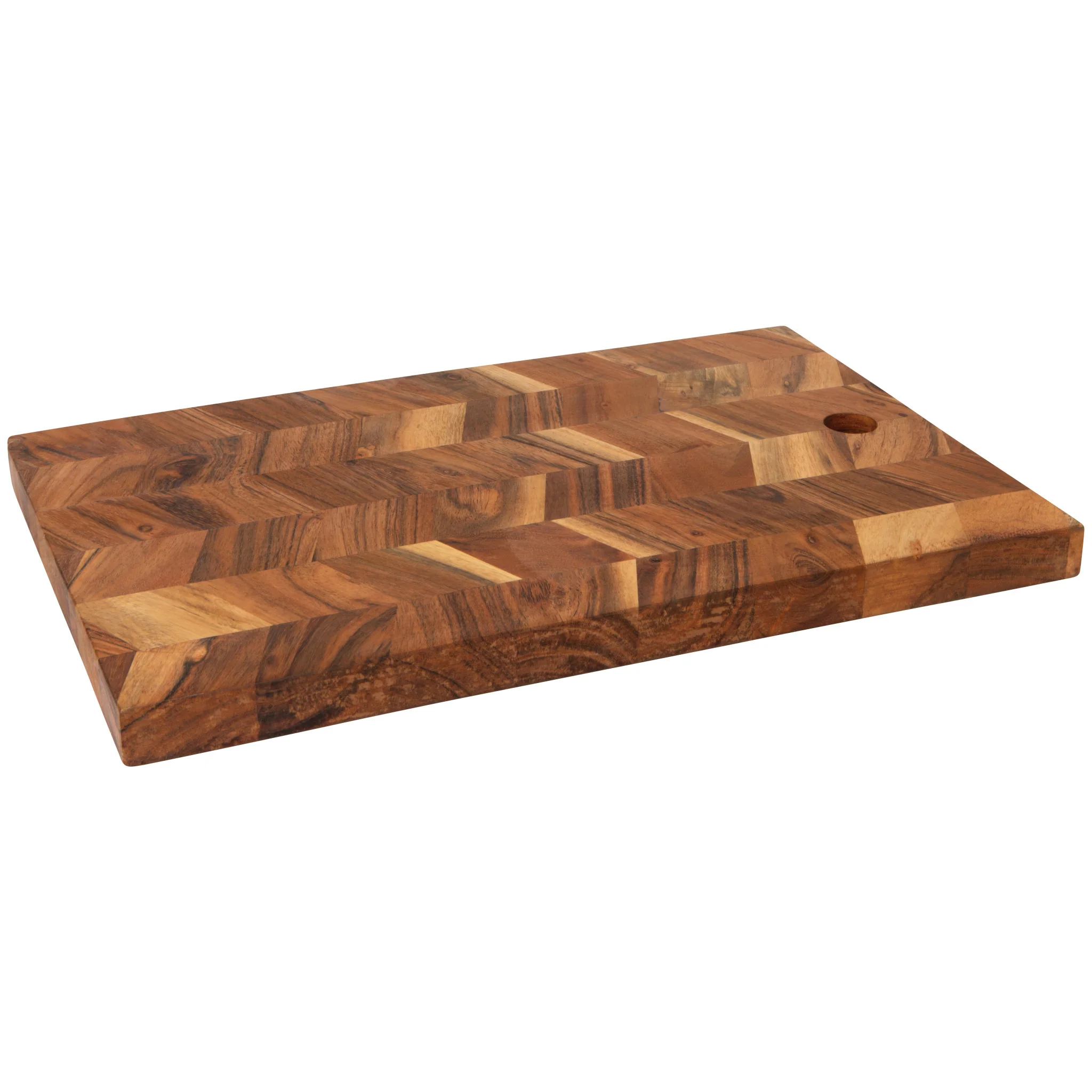 Danica Acacia Chevron Serving Board 15.5 inch
