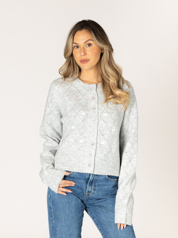 Lyla & Luxe Lacey Heart Cardigan