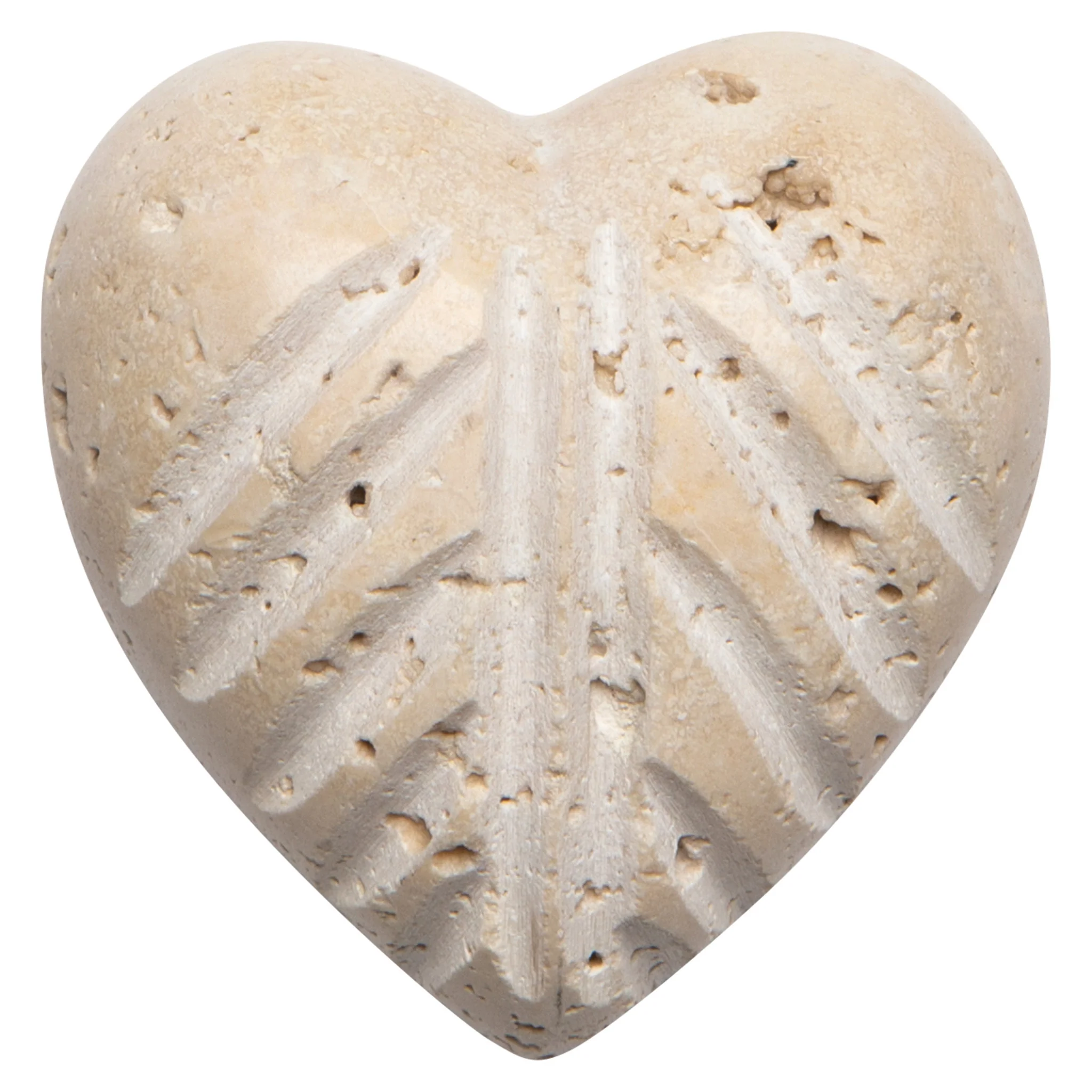 Danica Beige Marble Heart Medium