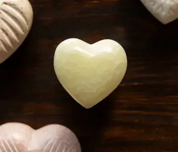 Green Onyx Heart Small