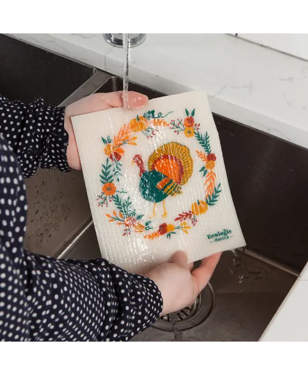 Danica Autumn Plenty Thanksgiving Swedish Dishcloth