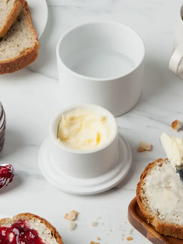 Danica Matte Natural Butter Crock