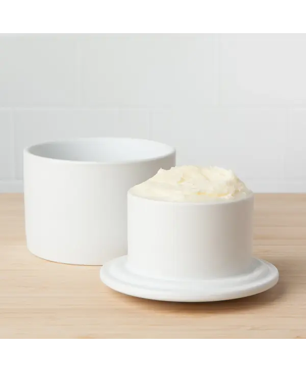 Danica Matte Natural Butter Crock