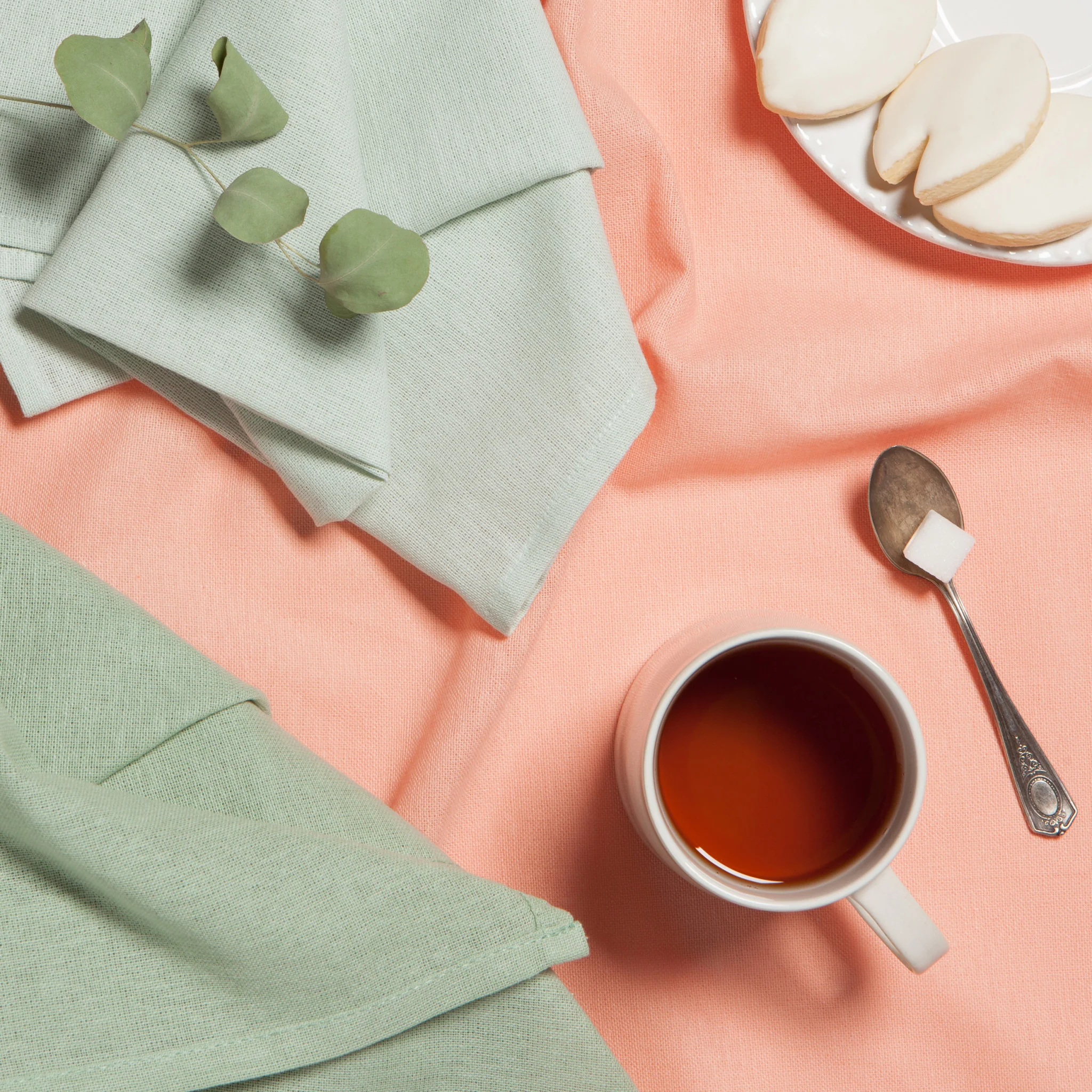 Danica Dawn Eucalyptus Mist Floursack Dishtowels Set of 3