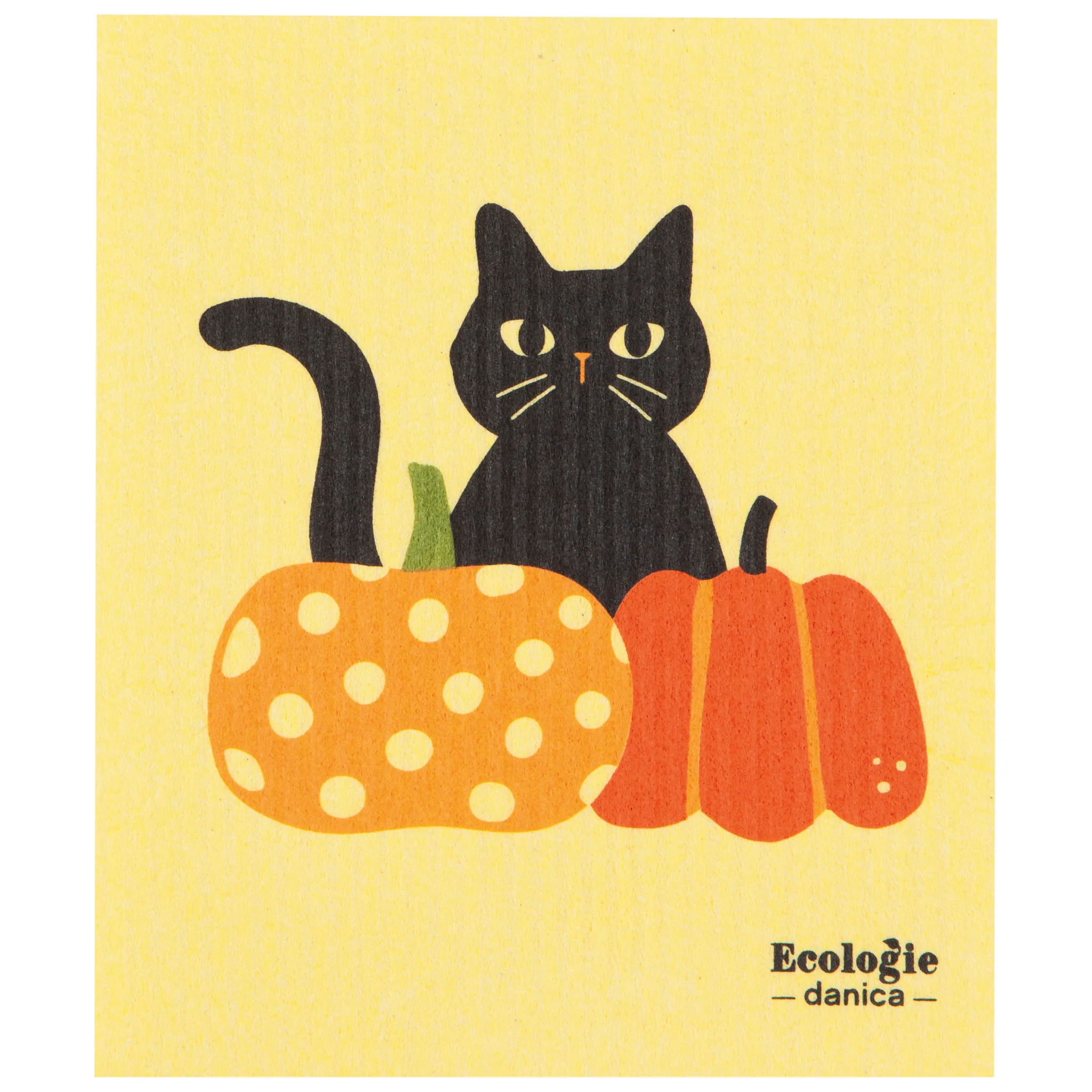 Danica Hallows' Eve Halloween Swedish Dishcloth