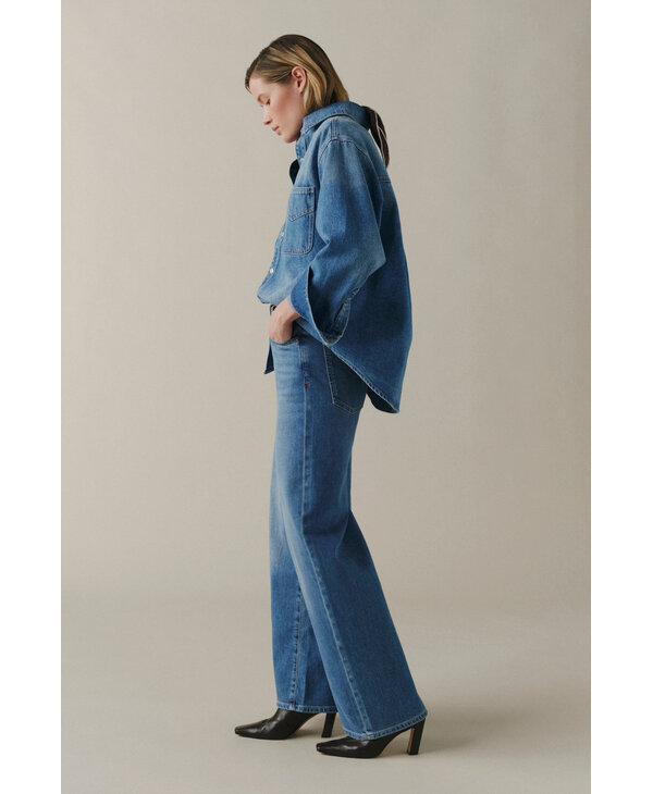 Warp + Weft NCE - Wide Leg Jeans, Blue Mist