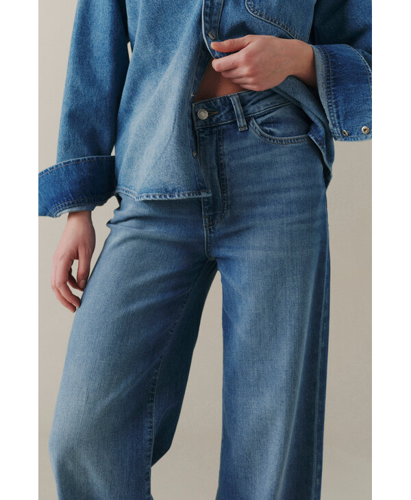 Warp + Weft NCE - Wide Leg Jeans, Blue Mist