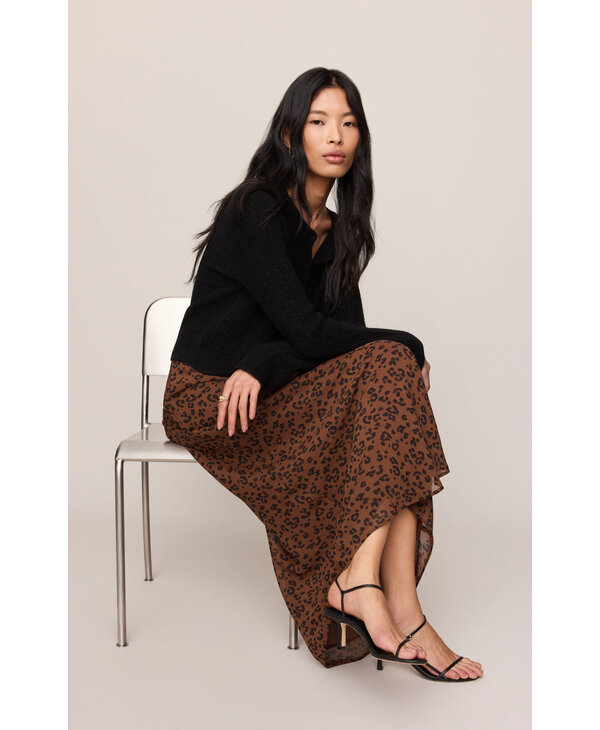 Z Supply Europa Leopard Skirt