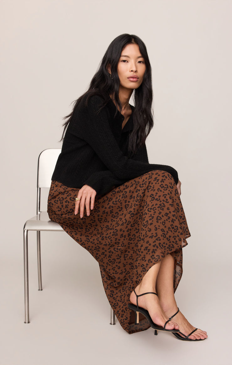 Z Supply Europa Leopard Skirt