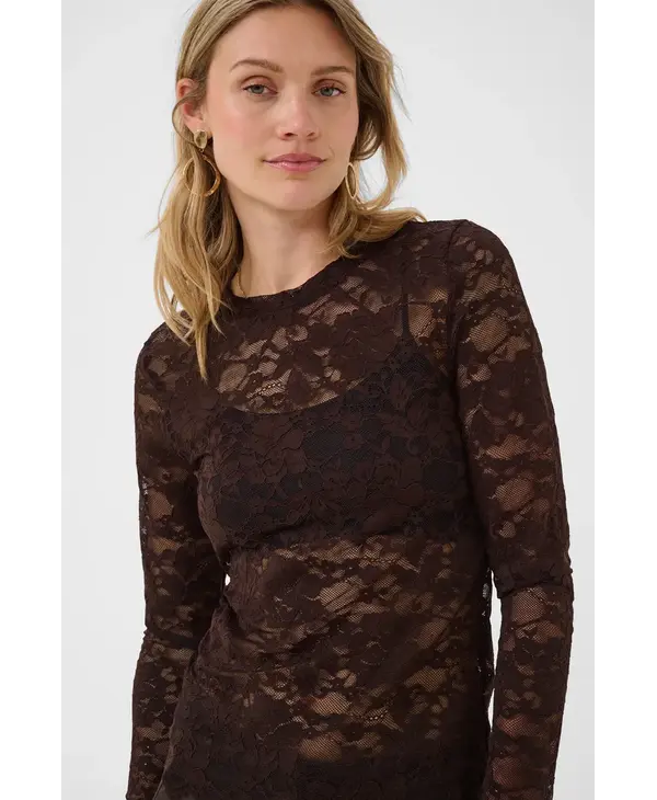 Cream CRPitia Lace Blouse