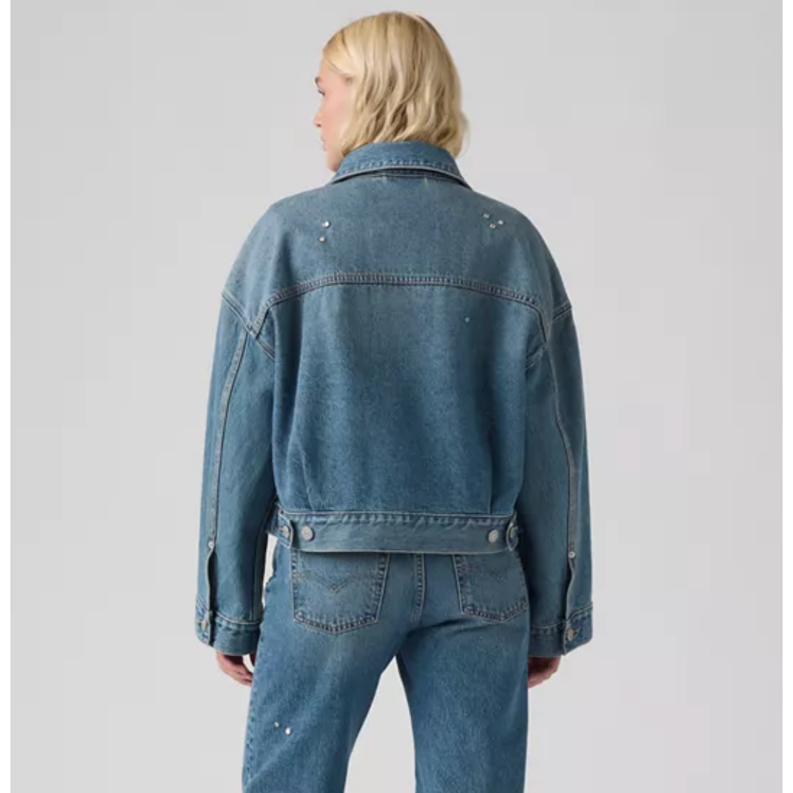 Levi Strauss & Co. Loose Crop Trucker, Trip on Drip