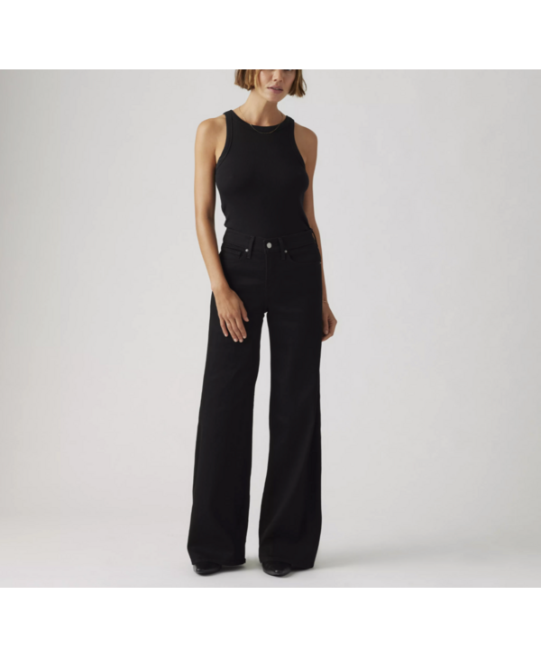 Levi Strauss & Co. 318 Shaping Wide Leg, Soft Black