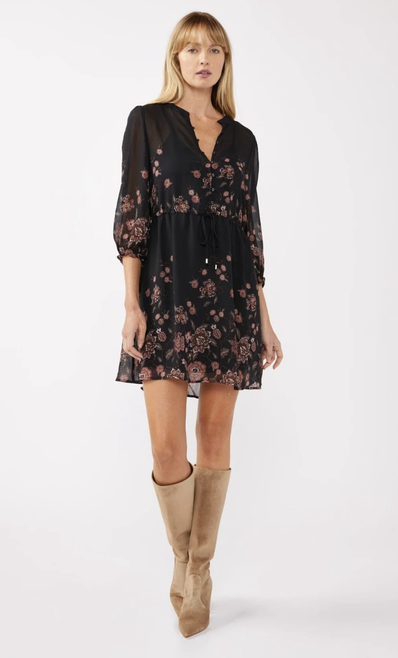 LOVESTITCH That Moment Floral Mini Dress