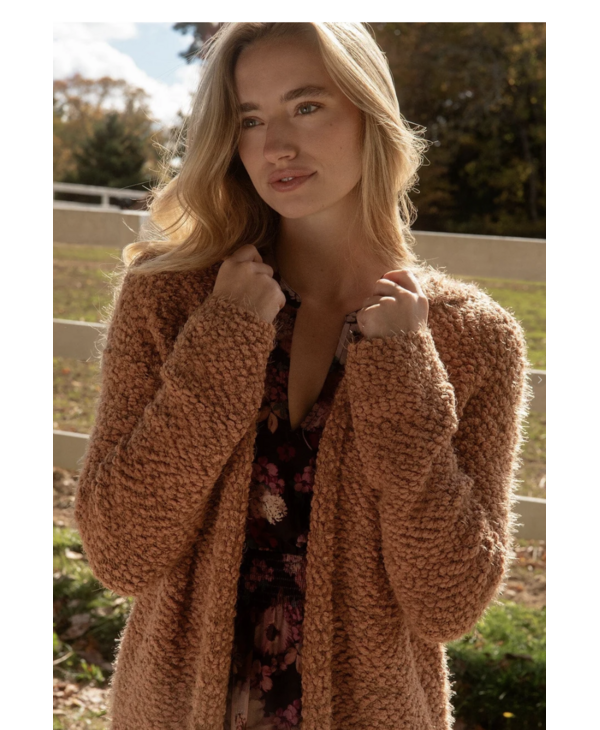 LOVESTITCH Homebody Hooded Cardigan