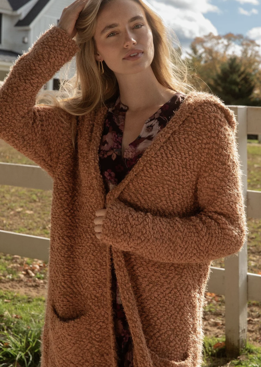 LOVESTITCH Homebody Hooded Cardigan