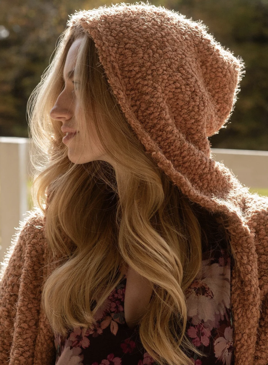 LOVESTITCH Homebody Hooded Cardigan