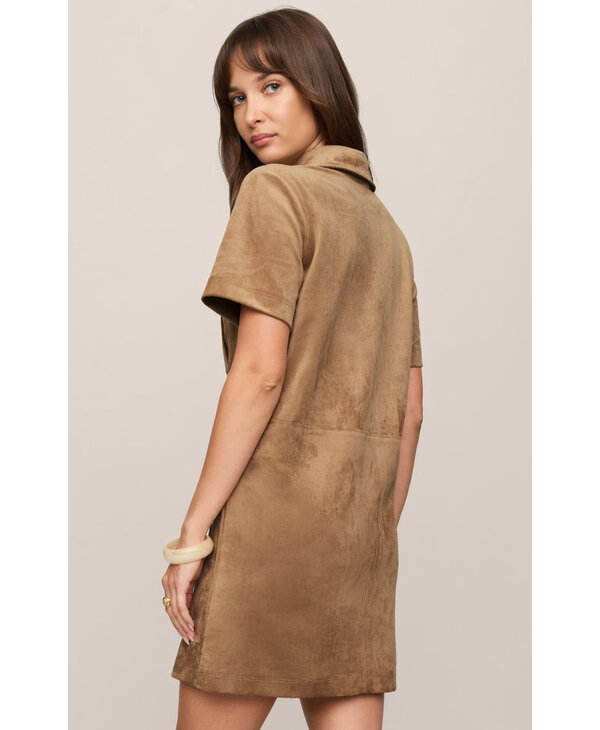 Z Supply Leone Suede Mini Dress