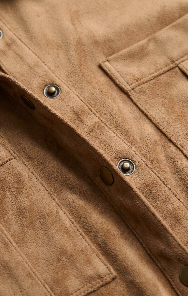 Z Supply Leone Suede Mini Dress