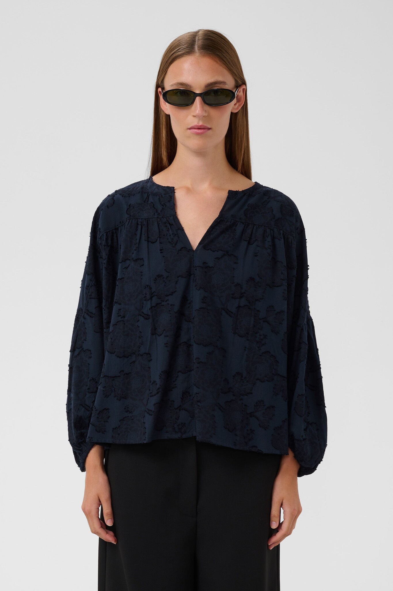 Soaked In Luxury SLAronia Blouse Gathered