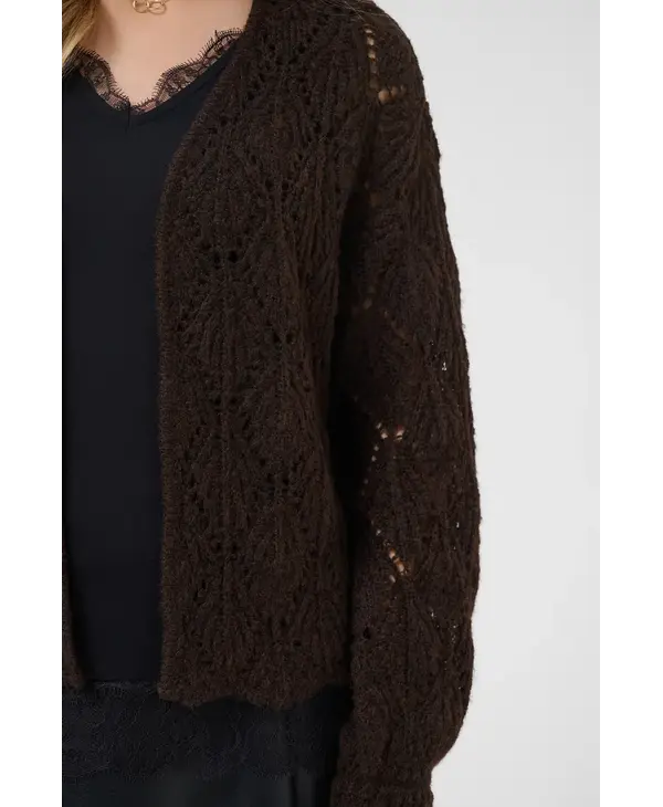 Cream CRNiso Knit Cardigan