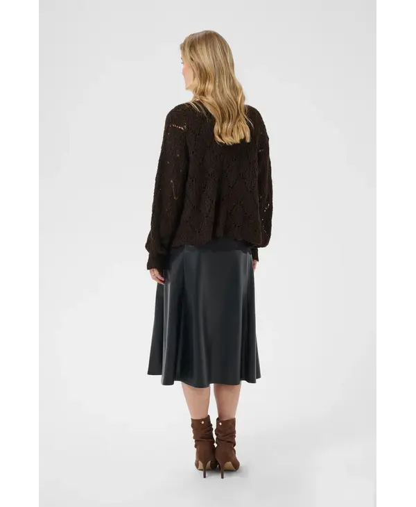Cream CRNiso Knit Cardigan