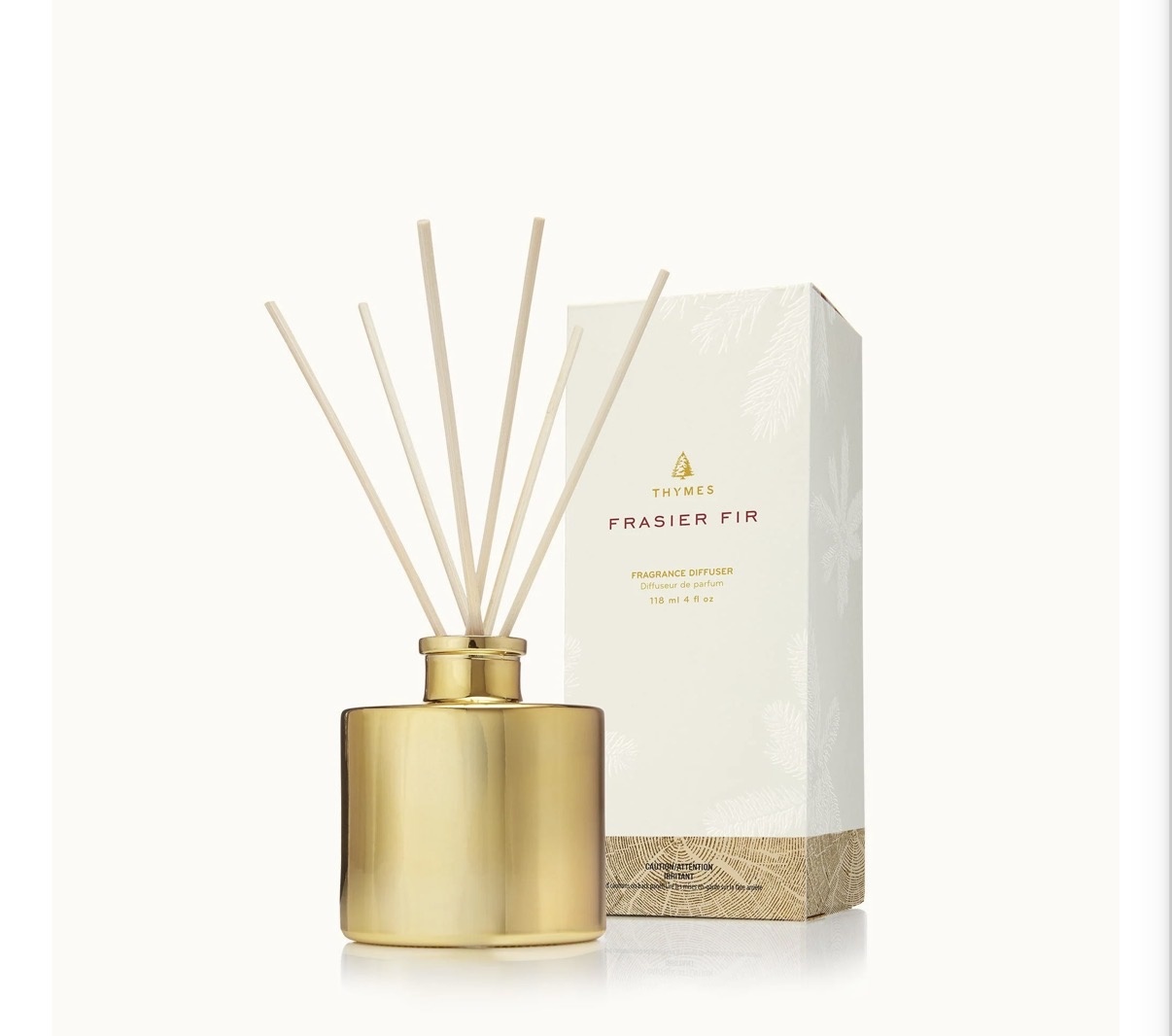 Thymes Frasier Fir Petite Gold Diffuser