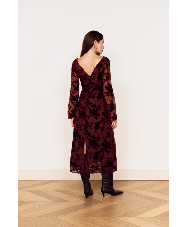 Mink Pink Anouk Velvet Midi Dress