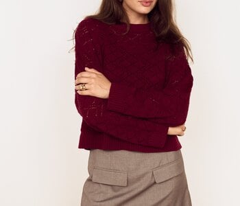 Sloane Pointelle Sweater
