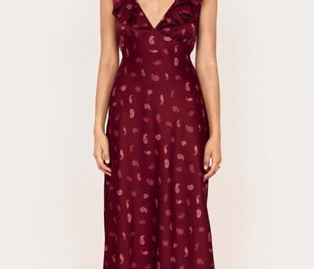 Aries Ruffled Midi Dress