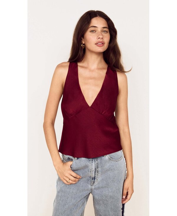 Mink Pink Lumiere Bias Top