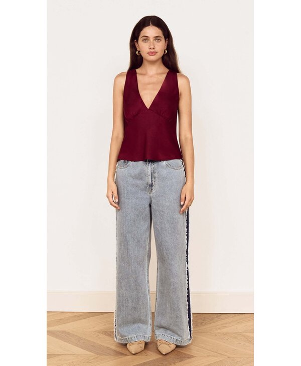 Mink Pink Lumiere Bias Top