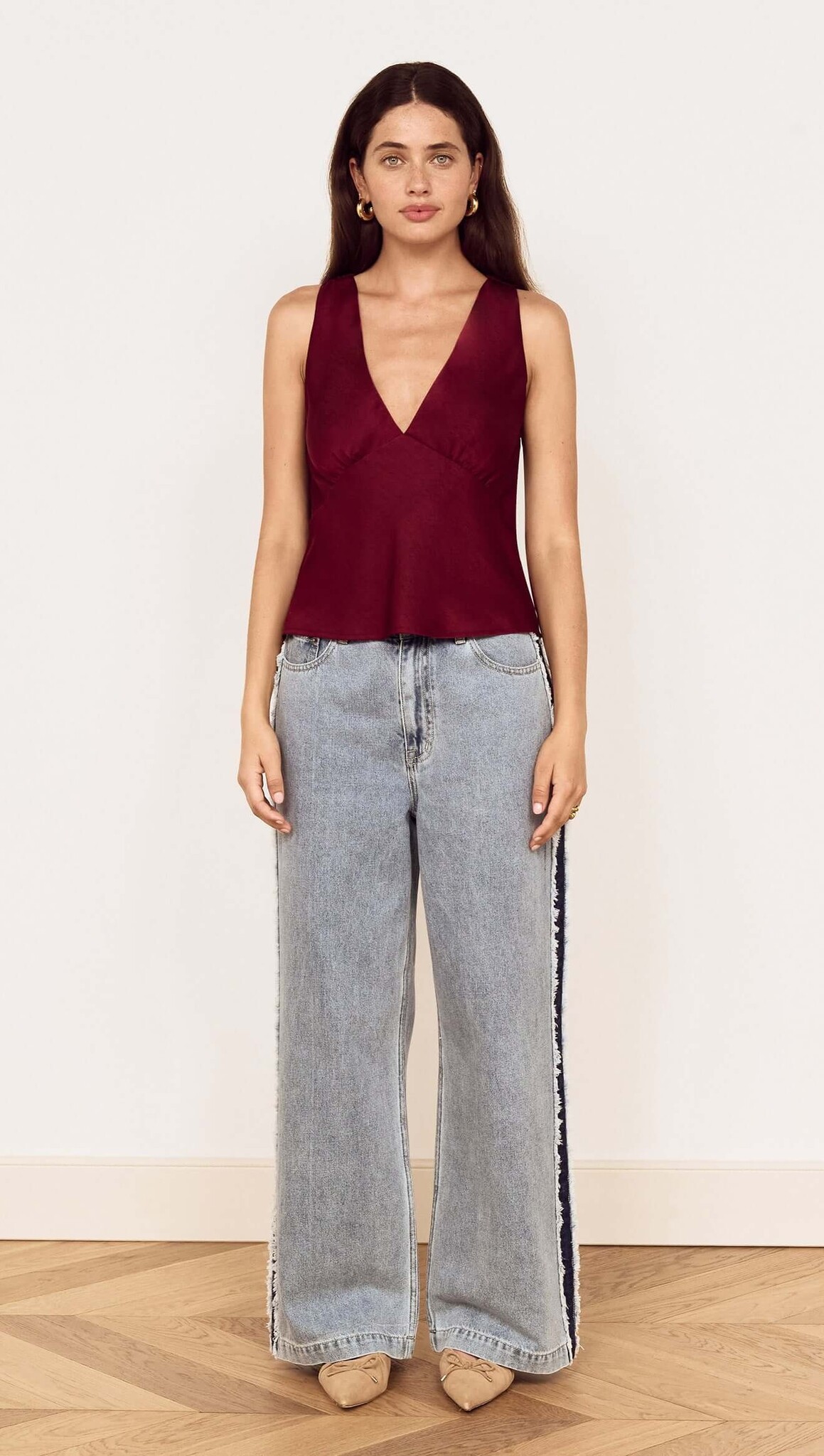 Mink Pink Lumiere Bias Top