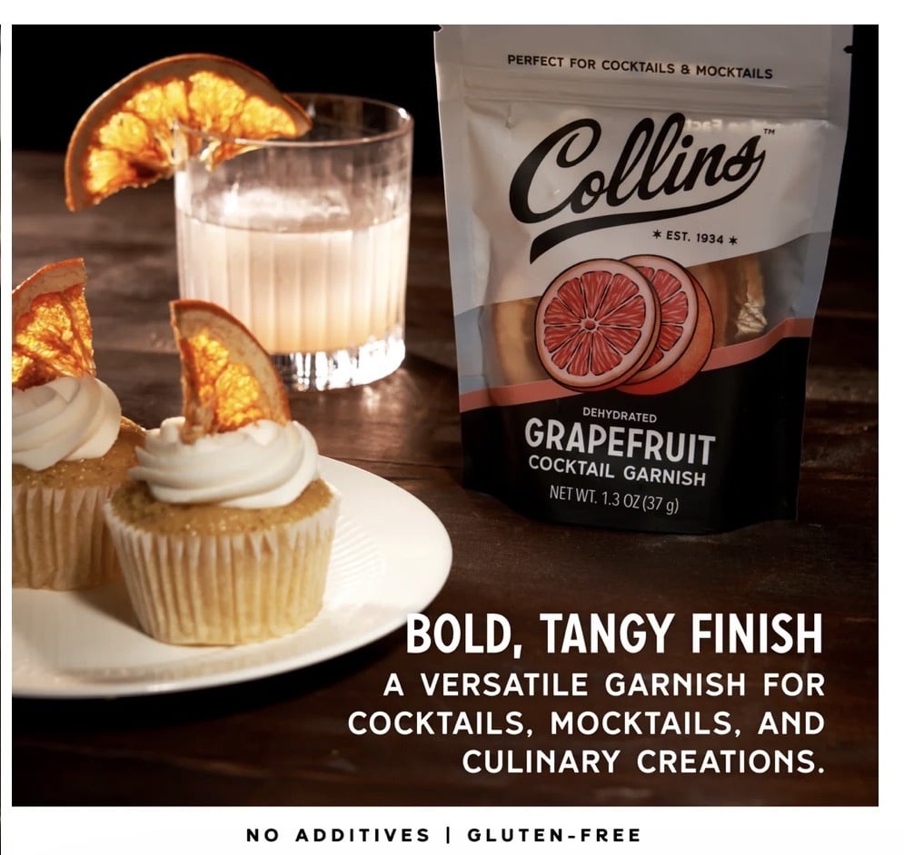 Collins Dehydrated Cocktail Garnish's