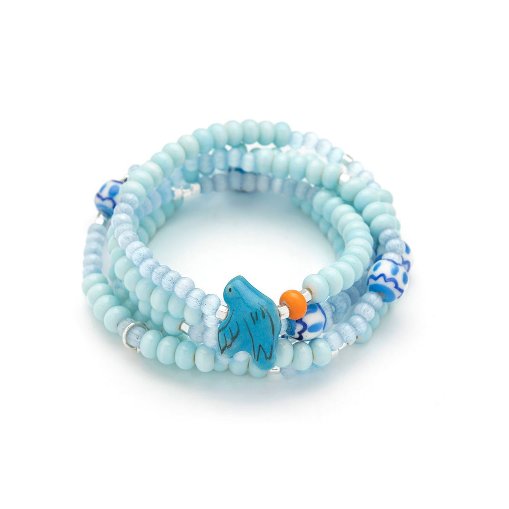 Scout Ceramic Bead Bracelet/Necklace