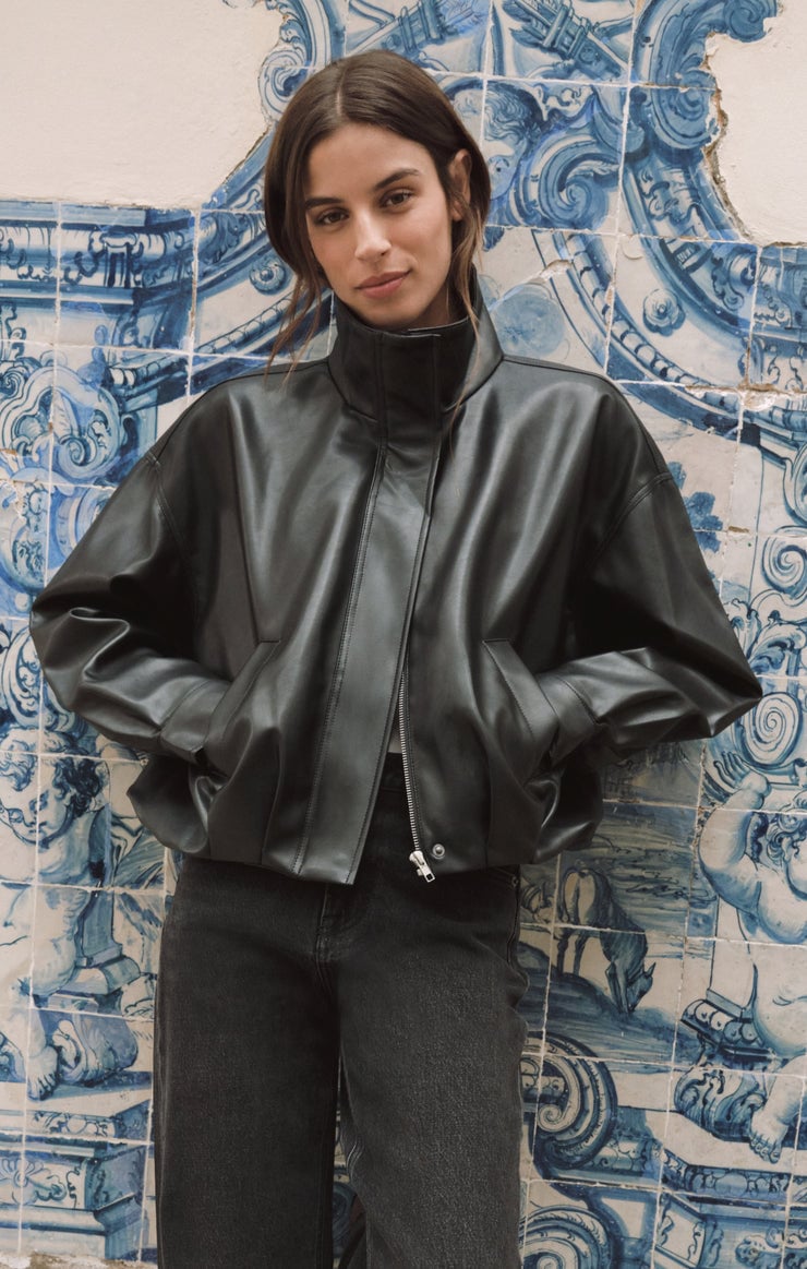 Z Supply Corin Bubble Hem Jacket