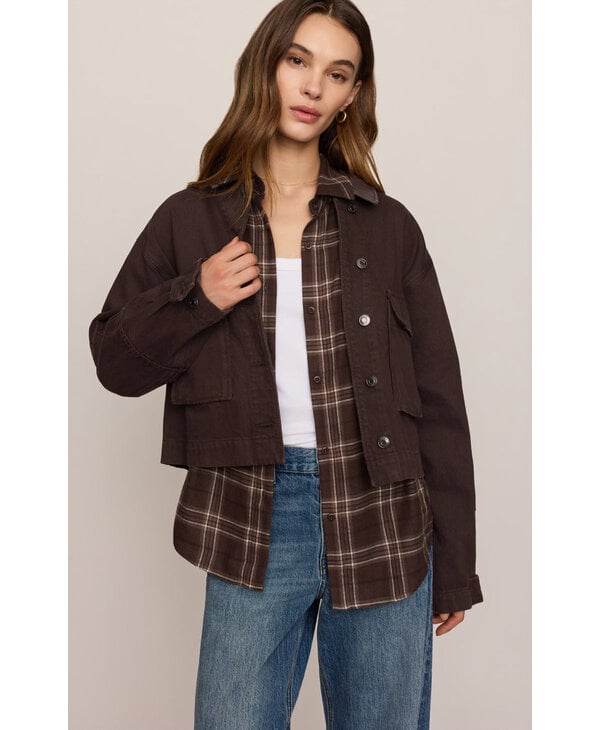 Z Supply Rey Cropped Chore Jacket