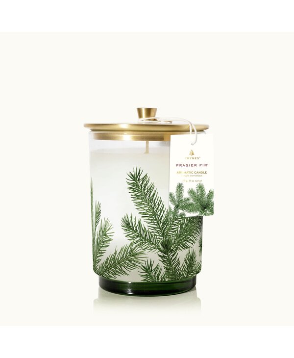 Thymes Frasier Fir Pine Needle Luminary, 11.5oz